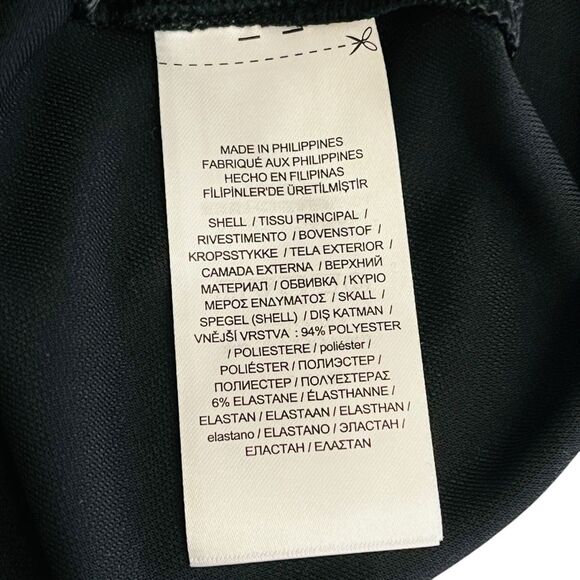 Lauren Ralph Lauren Black Notched Collar Midi Size 10 Shirt Dress MSRP $145 NWT - Picture 13 of 15